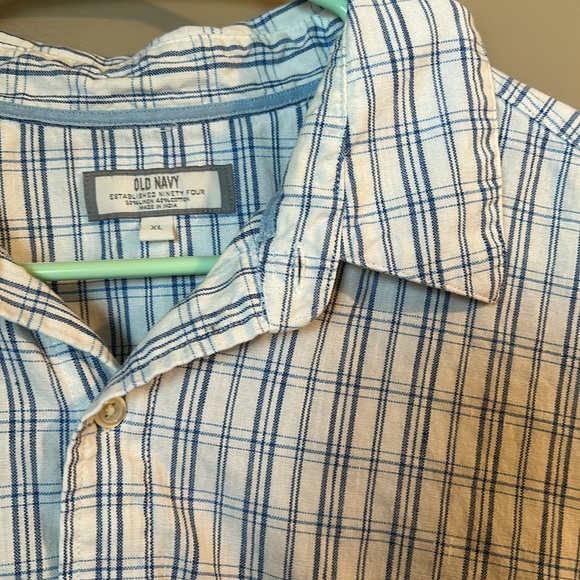 Linen/Cotton short sleeve shirt - Picture 2 of 6